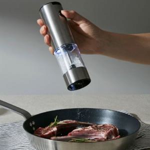 전동 그라인더 스텐(대) 소금 후추 깨갈이 분쇄기 자동 그라인더