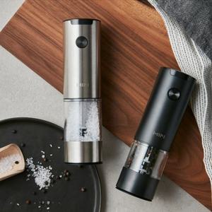 [1+1] 전동 그라인더 스텐(대) 소금 후추 깨갈이 분쇄기 자동 그라인더