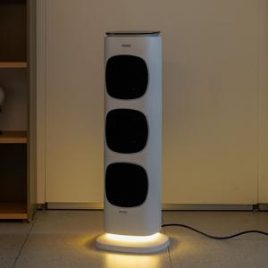 리모컨형 PTC 온풍기 파워난방 헤파필터 가정용 무드등 전기히터 GF-FN14200