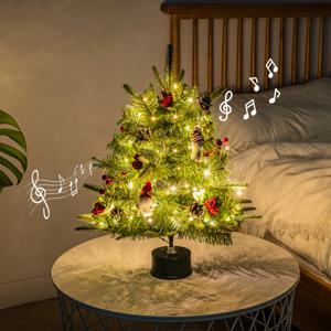 노래가 나오는 회전 오르골 미니트리