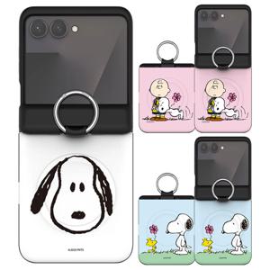 갤럭시Z플립7 스누피 소풍 맥세이프 오토홀드 힌지보호 핑거링 카드 범퍼 케이스