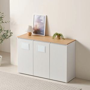 F41524 템바보드 휴지통 선반수납장 1200 1color