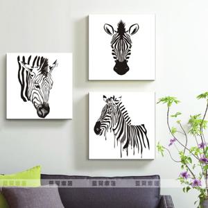 [해외]그림그리기 세트 특 대형 DIY 명화 아크릴화 그리기쉬운 캔버스 색칠 얼룩말 복도