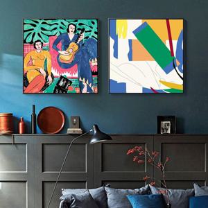 [해외]DIY명화그리기 대형 유화 아크릴화 쉬운그림 캔버스 색칠 앙리 마티스 추상화 복도