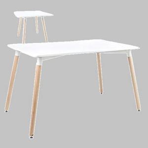 화이트 식탁 사각테이블 2인용 4인용 사각원목식탁 카페 식당 주방 원룸 목재 우드 테이블