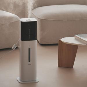 간편세척 타워형 파워 8L 복합식 가습기 무드등 아기가습기 HD600A