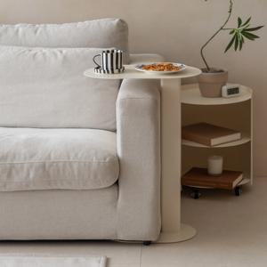 리네아 사이드 테이블 소파 철제 테이블 카페 티테이블 높이 66cm