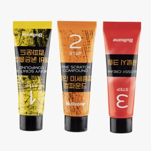 3스텝 컴파운드 마스터 미니3종 굵은흠집 미세흠집 광택 각 25ml