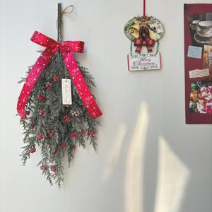 크리스마스 리스 가랜드 갈란드 레드베리 스웨그 Swag