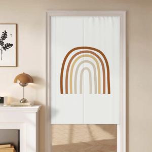 가림막커튼 바란스 커튼 문가리개 커튼 +압축봉 포함 모던무지개