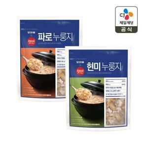 햇반 오쌀미X햇반 파로누룽지 800g x1개+현미누룽지 800g x1개
