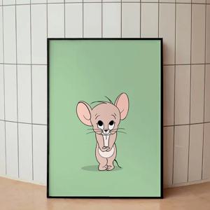 톰과제리 인테리어 그림 크리스마스 포스터 캔버스 액자 - 8. 수줍제리