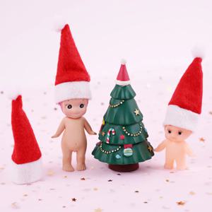 미니어처 산타모자 4x8cm 귀여운 크리스마스 장식 인형 데코 소품