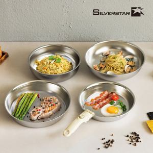 Aha 304 통3중 무연마제 스텐팬 탈착식 프라이팬 4종 택 1