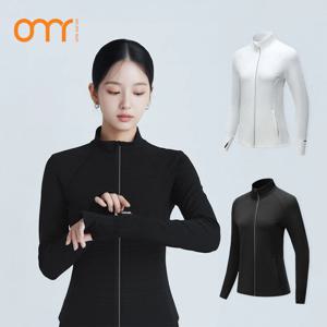 오마이런 여성 러닝집업 바람막이 자켓 애슬레저룩 런닝복 마라톤 상의