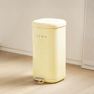 비바 더스텝 무소음 페달 휴지통 20L 종량제 냄새차단 기저귀 인테리어