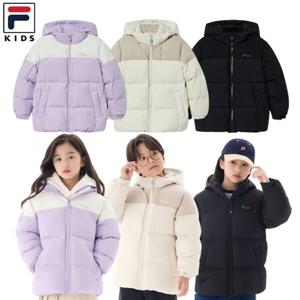 (대전신세계)[휠라키즈] 단독 특가 중힙 배색 구스다운 (FK2DJG4202X)