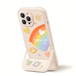 TEMU 아이폰 14 시리즈, 아이폰 13 시리즈, 아이폰 12 시리즈, 아이폰 11 시리즈, 아이폰 X 시리즈 및 아이폰 6/7 시리즈를 위한 스트랩이 디자인된 유연한 폰 커버입니다.