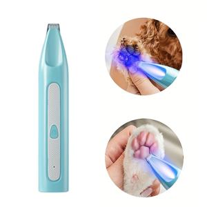 TEMU 조용한 애완동물 관리 세트 - 충전식 개 및 고양이 털 클리퍼, 낮은 소음의 발톱 트리머, 코드리스 네일 폴리셔 - USB 충전, 가정용 관리에 이상적, 조용한 관리 | 현대적인 디자인 | 내구성 있는 구조|손톱깎이