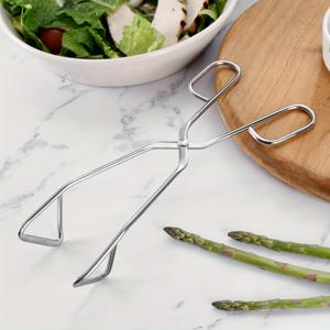 TEMU 스테인리스 스틸 주방 가위 집게, 1개 (10인치) - 요리, 그릴링, 서빙 및 바베큐용
