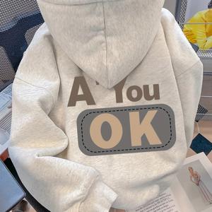 TEMU 여성용 캐주얼 긴팔 후드티 