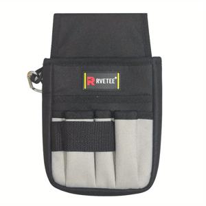TEMU RVETEE 휴대용 전기공 도구 가방, 다기능 툴 케이스 옥스포드 원단 허리백 하드웨어 도구 걸이 파우치, 소형 보관 도구 파우치
