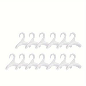 TEMU 7pcs/13pcs 스마트 옷장 정리함, 가방, 모자, 스카프를 위한 휴대용 플라스틱 지퍼형 옷걸이 - 옷장과 진열 선반을 위한 공간 절약형 핸드백 후크