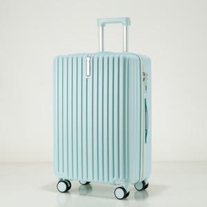 TEMU 20인치 스위트 파스텔 하드쉘 캐리어 - 스피너 휠 & TSA 잠금장치, 핑크/화이트/블루/블랙 ABS , 4륜 확장형 여행용 캐리어 (컵홀더 & 비밀번호 잠금장치 포함, 기내용)