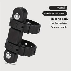 TEMU 1개 자전거 물병걸이 어댑터 - 간편한 무구멍 설치, 물병걸이 변환베이스, 로드바이크와 마운틴바이크에 적합, 낙하방지 디자인, 안전한 사용을 위해 제작된 사이클링 액세서리