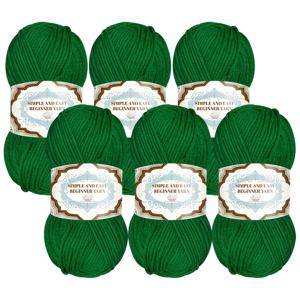 TEMU 6개 세트 아크릴 코바늘 실, 부드럽고 편안한 아크릴 실, 옷감, 컵받침, 장식 등에 적합, 발렌타인데이 선물로 이상적