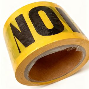 TEMU 경고 테이프 1롤: 4가지 사이즈 선택 가능. 경고 문구 포함, 방수 및 내구성, 경제적. 높은 가시성으로 사고/건설 현장에 적합