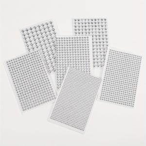 TEMU 6 시트 2233 개의 라인스톤 스티커, 클리어 페이스 젬 스틱 온, 셀프 접착성 라인스톤, 블링 보석 스티커, 스틱 온 라인스톤, 젬 스티커, 젬 페인팅 헤어 페이스 메이크업 장식용, 다양한 크기