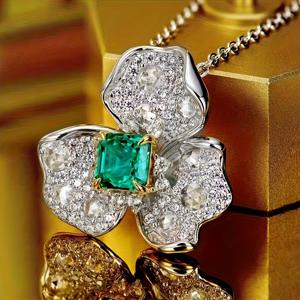 TEMU READKISS 우아한 플로럴 큐빅 합성 지르코니아 목걸이 - 그린 생일석, 화이트 골드 도금 구리, 반짝이는 합성 지르콘 스톤, 결혼 기념 선물, 일상 럭셔리 주얼리