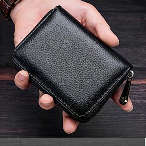 TEMU 남성 패션 카드 홀더, 지퍼 동전 보관함 - 필수품을 정리하고 보호하는 데 이상적, 모든 계절에 적합