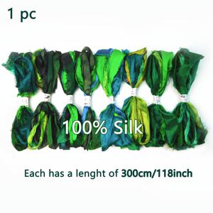 TEMU 1줄 네팔 스타일 타이다이 느낌의 실 - 그린 비즈 끈, 티얼 컬러 구슬 줄, 보석 만들기용, 팔찌·목걸이·가방 체인 제작 - 핸드메이드 공예, 200cm/78.74인치 - DIY 액세서리 & 초보자에게 이상적, 소프트 탄력 있는 끈, 목걸이 제작, 수공예품, 아트이샨스러운 디자인