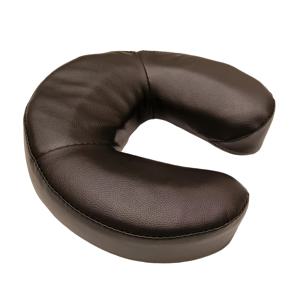 TEMU 비전기식 마사지 테이블 얼굴 쿠션 - C형 디자인, 포름알데히드 무함유, 스파 및 가정용, 전문가용 릴랙스 마사지 - 내구성 있는 클라이언트용 얼굴 베개 - 블랙, 마사지 용품, 텍스처 표면, 견고한 구조, 뷰티사용