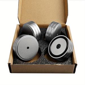 TEMU 오디오, 스피커, 서브우퍼, 홈 시어터, 턴테이블 DAC 피트 패드용 미끄럼 방지 고무 링이 있는 스피커 절연 피트 접착제 스피커 패드