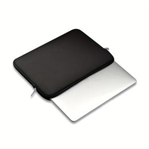 TEMU 11-17인치 컴퓨터용 노트북 슬리브 - 내구성 있는 폴리에스터 보호 케이스, 다중 공간, 조절 가능한 스트랩 및 안전한 닫힘 - 가벼운 여행 및 사무실 정리 (검정색, 핑크색, 파란색, 보라색), 노트북 가방, 노트북 보호, 세련된 디자인, 부드러운 질감|노트북파우치|노트북가방