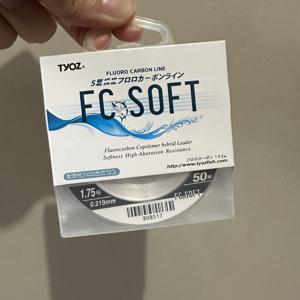 TEMU 50m/54.6yd 100% 플루오로카본 낚시줄, 바닷물 및 민물용 아이스 낚시 와이어 – 크리스마스, 발렌타인데이 등에 딱 맞는 선물