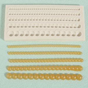 TEMU 실리콘 모양으로 만든 하나의 시뮬레이션 진주 케이크 엣지 파이프, 초콜릿 케이크 장식 모양, 실용적인 주방 베이킹 도구, DIY 케이크, 쿠키, 캔디, 젤리, 푸딩, 레진 공예 걸이 장식으로 적합합니다.