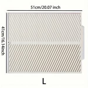 TEMU 3가지 색상의 배수 매트가 있습니다, 1pc 식기 건조 매트, 실리콘 배수 매트, 식기 건조 매트, 바 배수 매트, 식기 세척 매트, 롤링 보관, 접이식 배수 매트, 싱크 배수 매트, 식탁 절연 및 소음 방지 매트, 열 저항성 냄비 매트, 안전 삼각대 매트, 주방 액세서리, 주방 장식에 적합합니다.