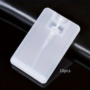 TEMU 10개입 여행용 휴대용 20ml BPA 프리 카드 사이즈 스프레이 병 - 컴팩트 소독제 & 향수 디스펜서, 인체공학적 그립, 손쉽게 사용 가능한 방수 디자인, 알코올 및 에센셜 오일용 - 여행, 사무실 및 이동 중에 이상적인 디자인, 누출 방지 기능, 자주 여행하는 분들에게 적합|오일스프레이