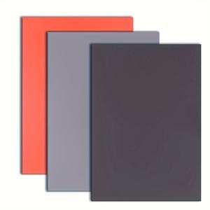 TEMU 고무 도장 제작 키트: 레이저 커터용 A4 크기 조각 부드러운 고무 패드 - 천연 고무, 빨간색, 짙은 회색, 밝은 회색 옵션 - 전원 필요 없음