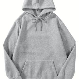 TEMU 1개 카운트 후드 남성용 라이트 버전 뉴 플러스 벨벳 남성 캐주얼 올매치 패션 트렌디 브랜드 후드