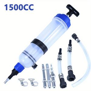 TEMU BESSPER 1500cc 자동차 유체 추출 펌프 - 수동 연료 흡입 및 충전, 인체공학적 핸들, 고압 저항 (3000PSI까지), 오일 교환, 배수, 엔진 유지보수용 (대부분의 차량 호환), 사용자 친화적 디자인, 견고한 구조