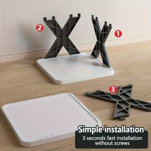 TEMU 2단 공간 절약 코너 신발장 - 높은 좁은 디자인, 튼튼한 플라스틱 선반으로 2켤레의 신발과 양말 보관 가능, 현관, 옷장, 차고, 거실용 다기능 수납 솔루션, 내구성 있는 구조, 필수 가정용 정리대, 신발 스탠드, 신발 정리대