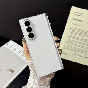 TEMU 삼성 갤럭시 Z 폴드 7 & Z 폴드 6 전용 투명 풀커버 케이스