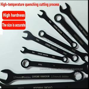 TEMU 산업용 14피스 초박형 듀얼헤드 렌치 세트 | 자동차 수리, 트램, , 보트용 도구 키트 | 크롬 바나듐 강철 단조 | 고정밀 미끄럼 방지 | 휴대용 보관 가방 포함, 아버지의 날 선물, 완벽한 생일 선물