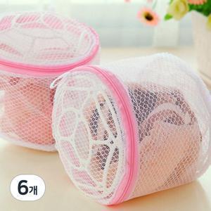 TEMU 6개 속옷 세탁망 세탁망 빨래망 브라 속옷 양말 건조기망 원형