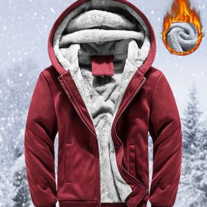 TEMU 여성용 포근한 플리스 안감 후드티 - 캐주얼 스포츠웨어, 지퍼 프론트, 포켓 | 가을/겨울용 따뜻하고 스타일리시